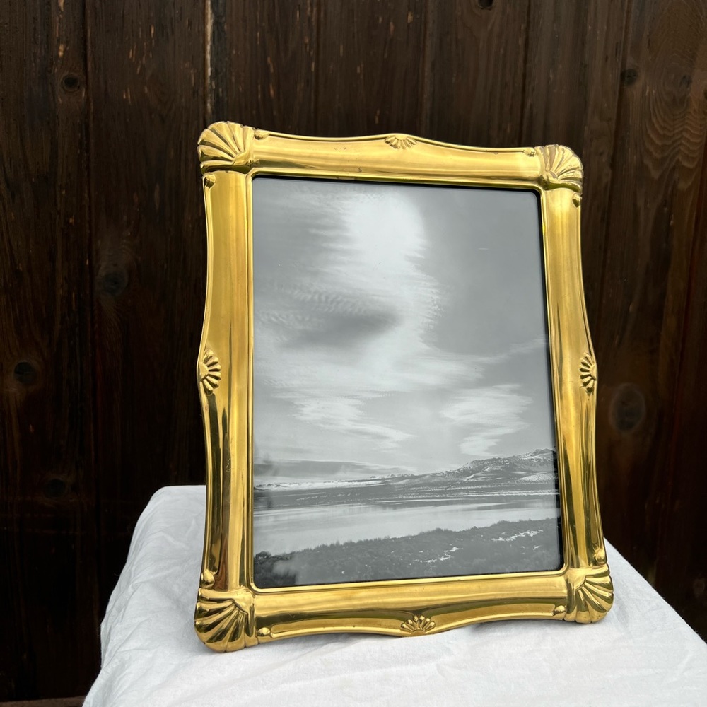 Brass photo frame